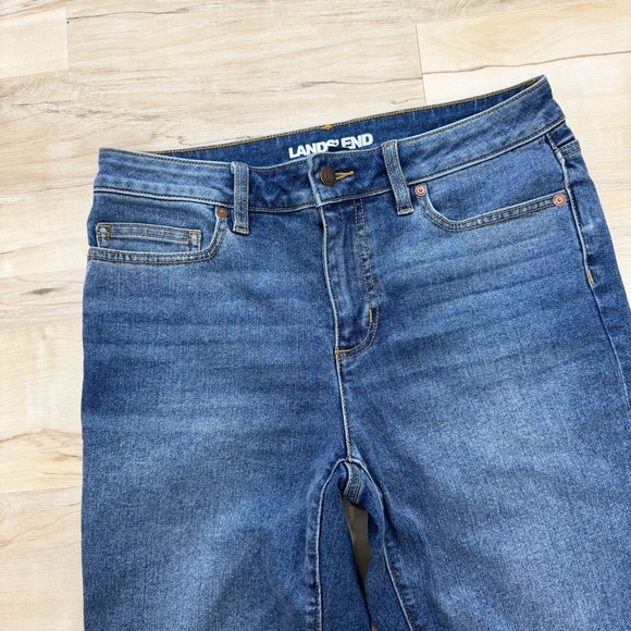 Land End Straight Leg Jeans women’s Sz US 6 blue wash - Picture 5 of 7